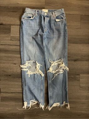 We The Free Light Blue High-Rise Denim